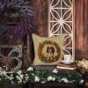 English Toy Spaniel Christmas Flowers Throw Pillow Machine Washable, Indoor Outdoor Decorative Pillow for Couch, Bed or Patio, 18Hx18W