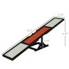 PawHut Wooden Dog Agility Seesaw for Training and Exercise, Platform Equipment Run Game Toy, Weather Resistant Pet Supplies, 71" L x 12" W x 12" H